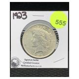 1923 Signature Series Silver Peace Dollar 1923 Signature Series Silver Peace Dollar
