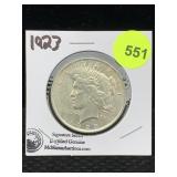 1923 Signature Series Silver Peace Dollar 1923 Signature Series Silver Peace Dollar