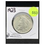 1923 Signature Series Silver Peace Dollar 1923 Signature Series Silver Peace Dollar