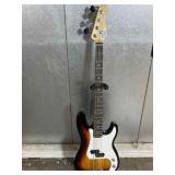 Full-Size Bass Guitar w/ Backpack Bag. Unmarked. Full-Size Bass Guitar w/ Backpack Bag. Unmarked.