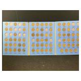 Lincoln Cent Penny Album From 1909 To 1940, Pretty Lincoln Cent Penny Album From 1909 To 1940, Pretty