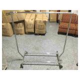 Rolling clothing rack Rolling clothing rack