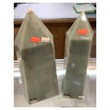 2-onyx Towers, Tw 7.8kg, Sz 4x3x12in 2-onyx Towers, Tw 7.8kg, Sz 4x3x12in