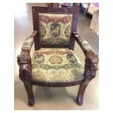Heraldic Lion Upholstered Modern Replica Heraldic Lion Upholstered Modern Replica