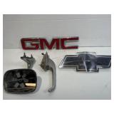 Automotive car grill emblems, GMC & Chevy, vtg Automotive car grill emblems, GMC & Chevy, vtg