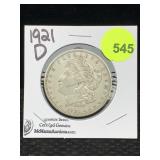 1921-d Signature Series Silver Morgan Dollar 1921-d Signature Series Silver Morgan Dollar