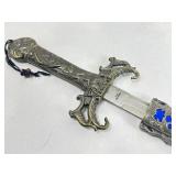 Stainless Steel Fantasy Sword w/ Metal Scabbard Stainless Steel Fantasy Sword w/ Metal Scabbard