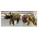 2-kalifano Elephant Trinket Boxes, 4.5x1.5x3in 2-kalifano Elephant Trinket Boxes, 4.5x1.5x3in
