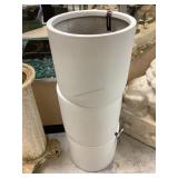 3-fox & Fern Composite Plant Pots, 11x10in 3-fox & Fern Composite Plant Pots, 11x10in