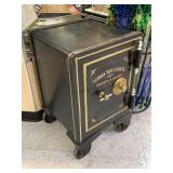 Vtg Schwab Safe & Lock Co. Safe On Wheels, No Vtg Schwab Safe & Lock Co. Safe On Wheels, No