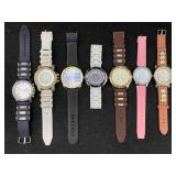 7 Quartz Watches Incl. Geneva, Raynell, Techno & 7 Quartz Watches Incl. Geneva, Raynell, Techno &