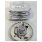 Norman Rockwell miniature collector plates Norman Rockwell miniature collector plates