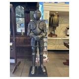 70in H Resin Medieval Knight Sculpture. Sword Is 70in H Resin Medieval Knight Sculpture. Sword Is