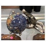 Gemstone Globe In Hand, 10x5x5in Gemstone Globe In Hand, 10x5x5in