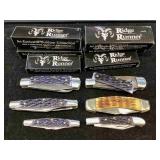 6-ridge Runner Pocket Knives, 7in Longest One 6-ridge Runner Pocket Knives, 7in Longest One