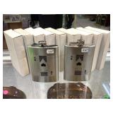 11 New Stainless Steel Flask 8oz 11 New Stainless Steel Flask 8oz