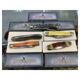 5-rough Rider Pocket Knives, 8in Largest One 5-rough Rider Pocket Knives, 8in Largest One