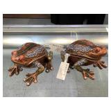 2-kalifano Frog Trinket Boxes3x2.5x2in 2-kalifano Frog Trinket Boxes3x2.5x2in