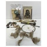Native American Kachina doll, dream catchers & Native American Kachina doll, dream catchers &