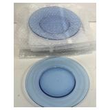 Blue Uranium glass plates & more Blue Uranium glass plates & more
