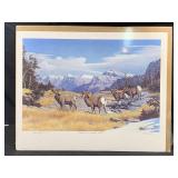 Elmer Sprunger Signed LE Lithograph On Paper. Elmer Sprunger Signed LE Lithograph On Paper.