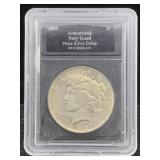 1922 Silver Peace Dollar Cased 1922 Silver Peace Dollar Cased