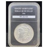 1886 Silver Morgan Dollar Cased 1886 Silver Morgan Dollar Cased