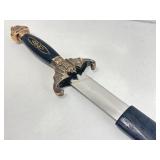 Chinese Fantasy Sword w/ Wood Scabbard. Not Chinese Fantasy Sword w/ Wood Scabbard. Not