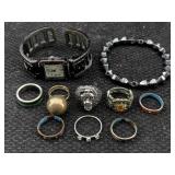 Fashion Rings W/geneva Watch & Bracelet, Not Fashion Rings W/geneva Watch & Bracelet, Not