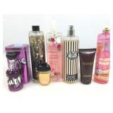 Crush perfume and assorted fragrance mist