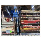 Assorted DVDs. Spiderman, Unknown, Deception and
