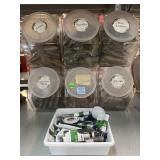 Assorted Spices in storage containers