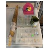 Assorted Fishing Lures In Case, Bass Pro Shops