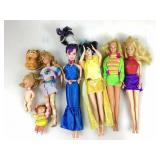 Barbie dolls and more.