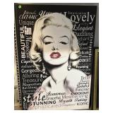 Marilyn Monroe Wall Decor. Approx 36x24