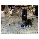 Assorted glassware, Art Vases and more
