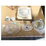 Decorative glassware.