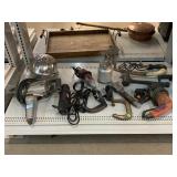 Assorted Tools. Cutting Tools, Clamps, Saws &