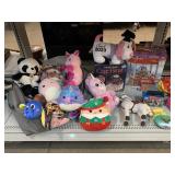 Assorted Plushies, Kids The Claw Machine, Bingo