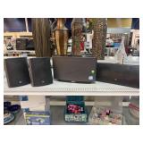 Sonos speaker and Cerwin-Vega speakers