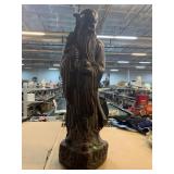 Wise man composite statue 31in tall.