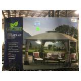 Wilson and fisher replacement curtain set in box.