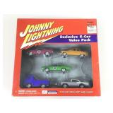 Johnny Lightning exclusive 5 die cast car pack.