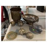 Metal Home Decor. W/ Champagne Bucket, Shells &