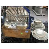 Villeroy and Boch basket pattern dishes/plates.
