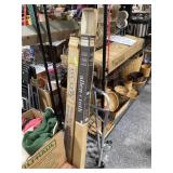 Projector screen w/drapery rod set and more
