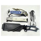 4 Assorted Knives