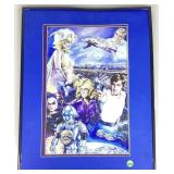 Buck Rogers print framed to 20x16