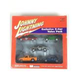 Johnny Lightning 5 die cast car pack.