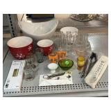 Assorted shot glasses, eco-friendly straws,